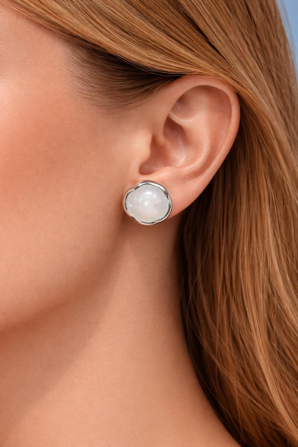 Vanta Silver Sedef Küpe - Görsel 2